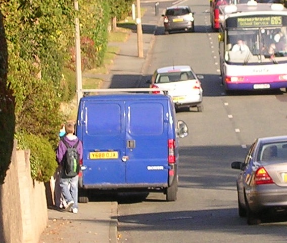 vehicles on pavements