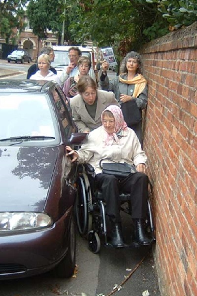 vehicles on pavements